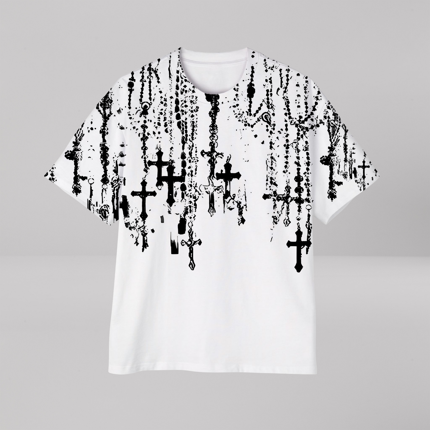 Crucifix Oversized T-Shirt